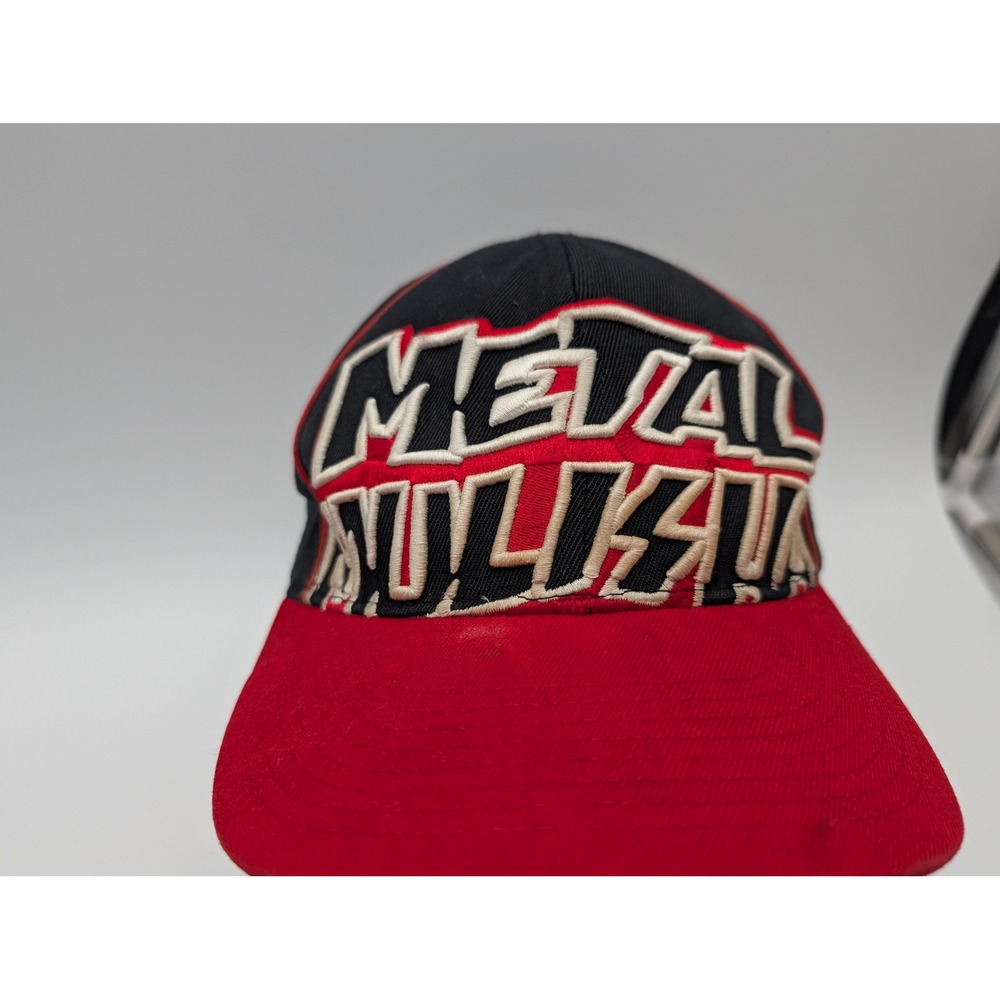 Vintage Metal Mulisha Hat Mens Black Red Embroidered Logo Baseball Cap